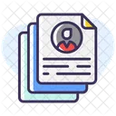 Perfil Del Candidato Cv Resume Icon