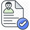 Perfil De Estudiante Icono
