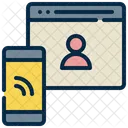 Perfil do site  Ícone