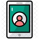 Perfil De Usuario Perfil En Linea Videollamada Icono