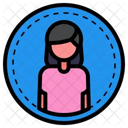 Perfil feminino  Ícone