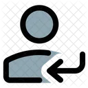 Perfil Moverse A La Izquierda Perfil A La Izquierda Perfil Trasero Icono
