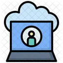 Perfil de nube  Icono