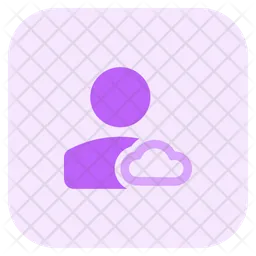 Perfil de nube  Icono