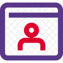 Usuario Navegador Interface Ícone