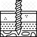 Perforacion Construccion Herramienta Icono