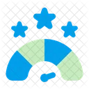パフォーマンス、満足度、良いフィードバック アイコン