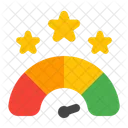 パフォーマンス、満足度、良いフィードバック アイコン