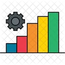 Performance Data Analysis Business Metrics Icon