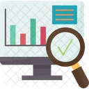 Performance Chart Diagnostic Checked Icône