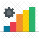 Performance Data Analysis Business Metrics Icon