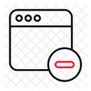 Performance Screen Remove Icon