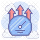Speed Performance Speedometer Icon