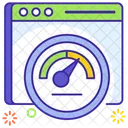 Speedometer Dashboard Gauge Icon