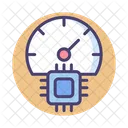 Performance Gauge Meter Icon