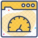 Performance Speedometer Network Icon