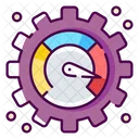 Performance Speedometer Dashboard Icon