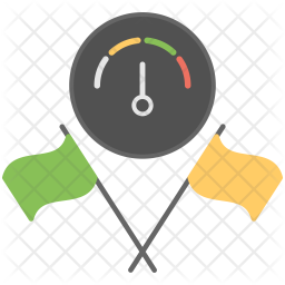 Performance Meter Icon - Download in Flat Style