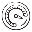 Performance Test Dashboard Speedometer Icon