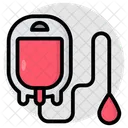 Goutte A Goutte Intraveineuse Goutte A Goutte De Sang Poche De Sang Icône