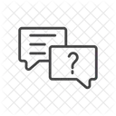 Ajuda Perguntas Frequentes Suporte Icon