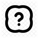 Pergunta Cantos Arredondados Fechados Interface Do Usuario Interface Do Usuario Ícone