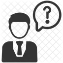 Entre Em Contato Conosco Atendimento Ao Cliente Pergunta Icon
