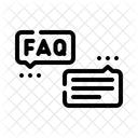Perguntas Frequentes Interface Mensagem Ícone