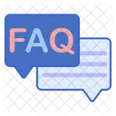 Faq Faq Massagem Pergunte Ícone