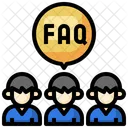 Perguntas Frequentes De Grupo Perguntas Frequentes De Pessoas Pessoas Ícone