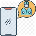 Pergunte A Um Medico Celular Medico Ícone