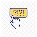 Perguntar On Line Questionar Ícone