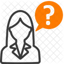 Faca Uma Pergunta Inquerito Curiosidade Ícone