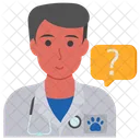 Pergunte A Um Veterinario Medico Consultor Ícone