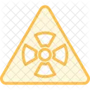 Radiacao Perigo Aviso Ícone