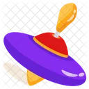 Dreidel Perinola Trompo Giratorio Icono