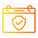 Period Time Insurance Safe Icon