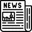 Noticias Del Mercado De Valores Noticias Del Mercado Periodico Icono