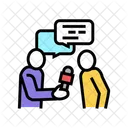 Entrevista Periodista Color Icono