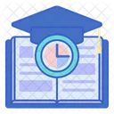 Periodo De Estudo Tempo De Estudo Horario Icon