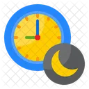 Noite Hora Relogio Icon