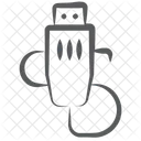 Peripheral Usb Portable Usb Flash Icon