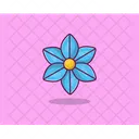 Periwinkle Spring Flower Agriculture Icon
