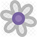 Periwinkle Flower Nature Icon