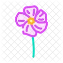 Periwinkle Flower Spring Icon