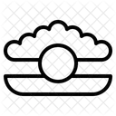 Perl Schalentiere Meer Symbol