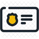 Permis de police  Icône