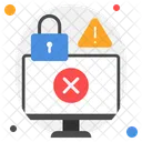 Permiso Denegado Mensaje De Error Acceso Denegado Icon