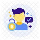 Permissioned Blockchain Trading Access Trading Available Icon
