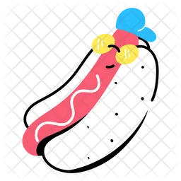 Hot dog  Icono